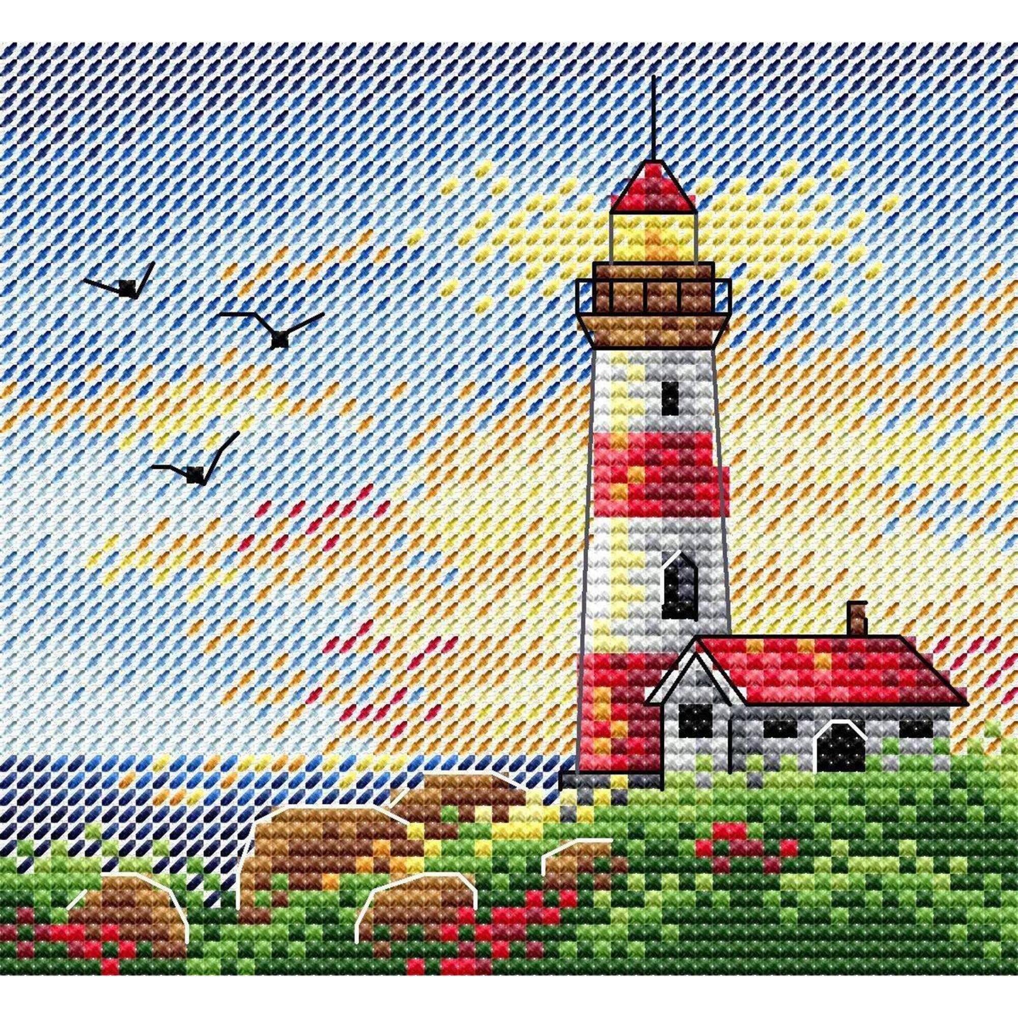 MP Studia At Sunset Counted Cross Stitch Kit